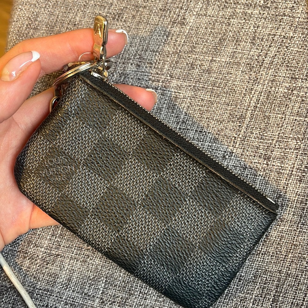 black louis button card holder wallet
